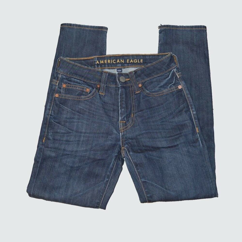 American Eagle 26 x 28 Distressed Skinny Flex Jeans